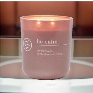 Chesapeake Bay 2- Wick Candle- Be Calm: Relax & Let Go -Coconut & Santal (13oz)
